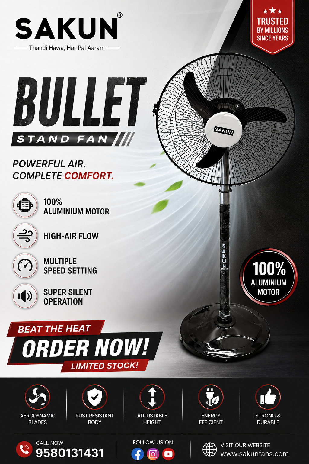 trusted fan manufacturer in India