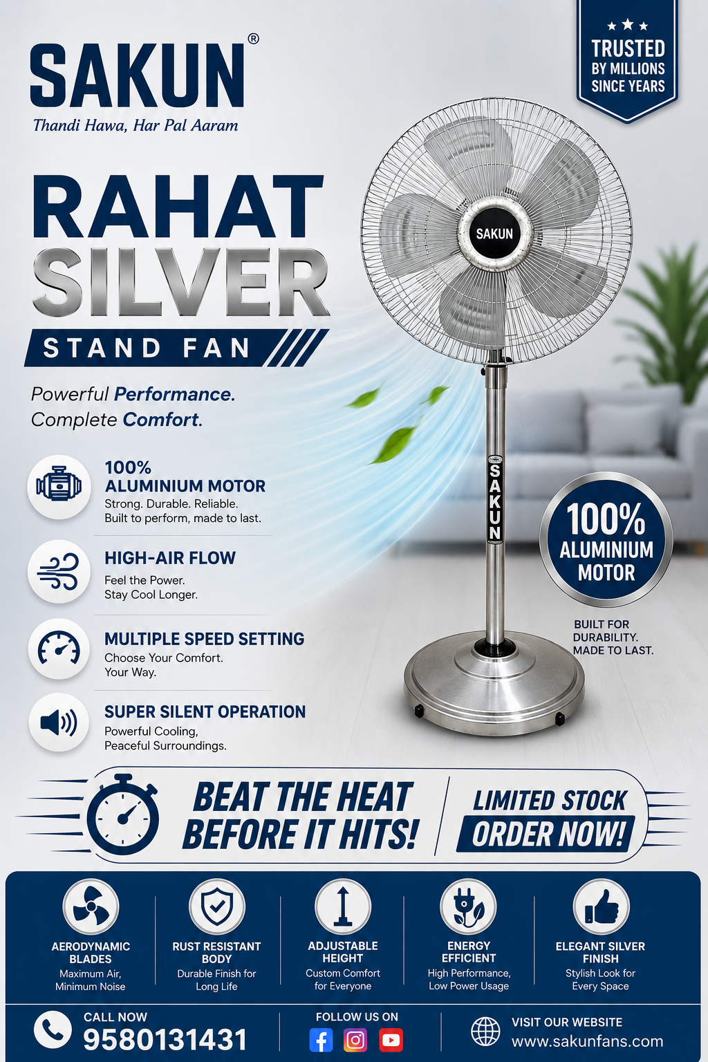 trusted fan manufacturer in India
